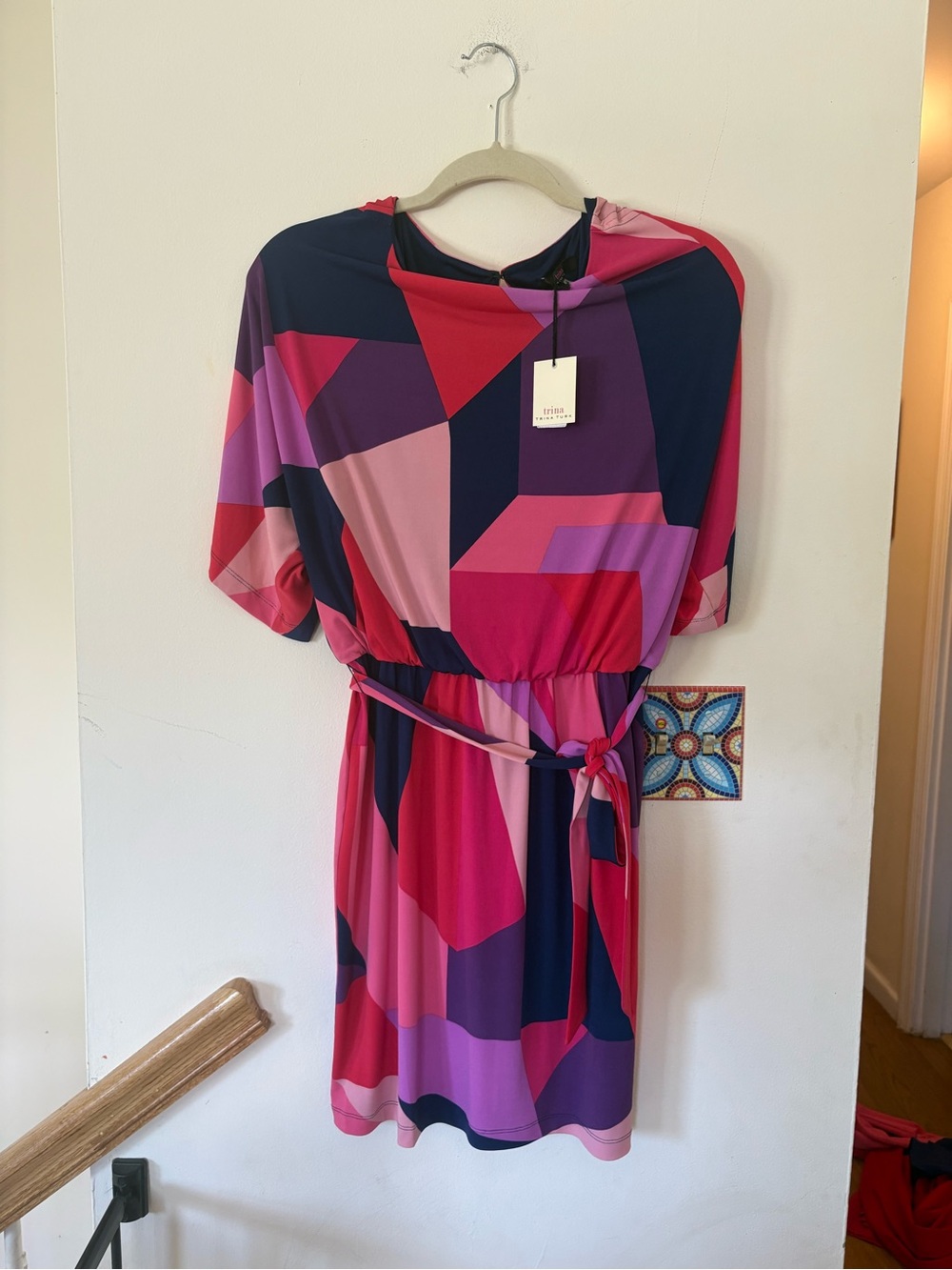 NWT Trina Turk flowy jewel toned dress